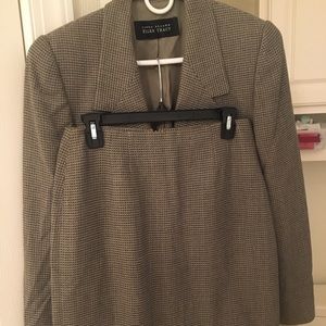 Linda Allard Ellen Tracy 2 piece lined suit wool blend Size 10